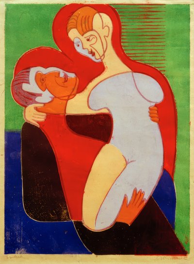 ELKirchner，恋人（The Hembusse） 作者 恩斯特·路德维希·基希纳
