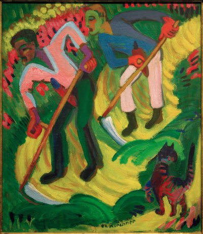 ELKirchner，割草机，Müller兄弟 作者 恩斯特·路德维希·基希纳