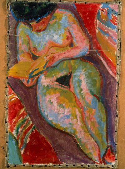 女性裸体 作者 Ernst Ludwig Kirchner