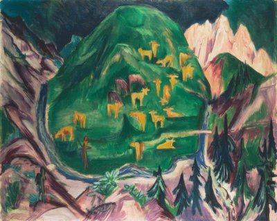 Galtviehweide 作者 恩斯特·路德维希·基希纳