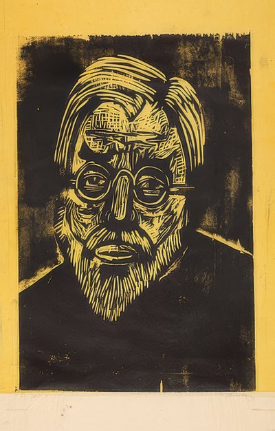 雅各布·博沙特（Jakob Bosshart）头。 1921年 作者 恩斯特·路德维希·基希纳