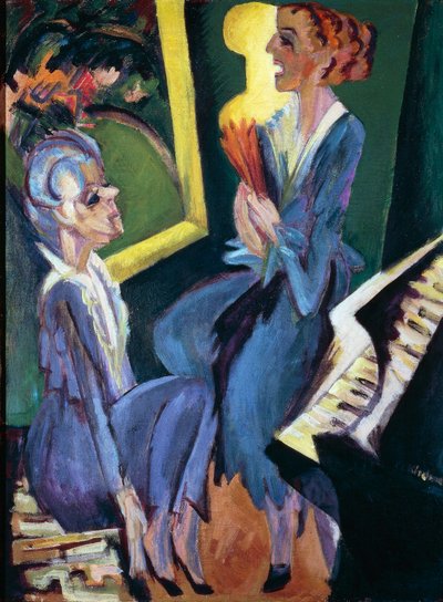 音乐房 作者 Ernst Ludwig Kirchner