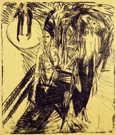 库尔弗斯滕达姆的街头流浪者 作者 恩斯特·路德维希·基希纳