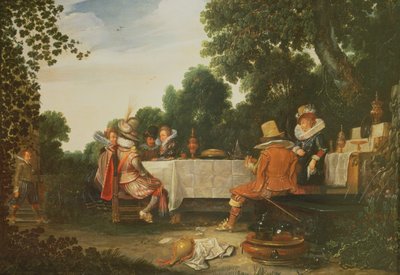 花园派对 作者 Esaias I van de Velde