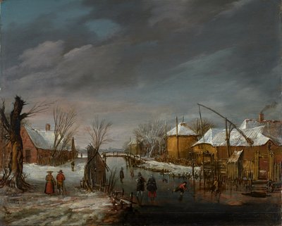 冬日景象 作者 Esaias I van de Velde