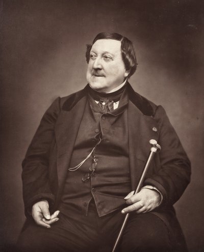 吉奥阿基诺-安东尼奥-罗西尼 意大利作曲家，1792-1868年，1862年。 作者 艾蒂安·卡加特
