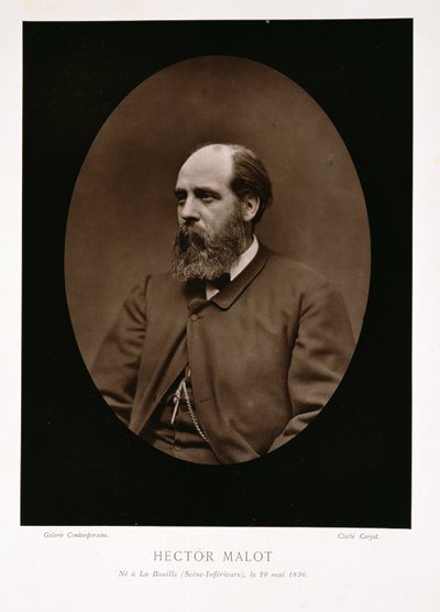 Hector Malot（1830-1907），来自&39;Galerie Contemporaine&39;，c.1874-78 作者 艾蒂安·卡加特