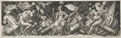 战斗和胜利，大概是1560年代。 作者 艾蒂安·德劳恩（Etienne Delaune）
