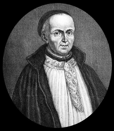 Michel Le Tellier（1643-1719 年），法国神学家、耶稣会士、路易十四的忏悔者，雕刻 作者 Etienne Jehandier (after) Desrochers