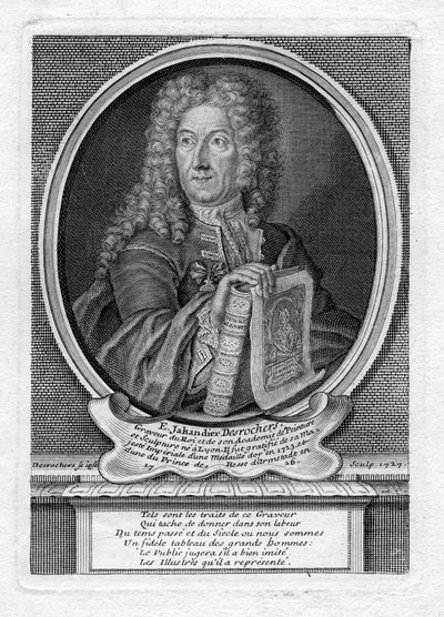 刻有自画像 作者 艾蒂安（Etienne Jehandier）Desrochers