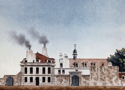 Necker hospital in 1818 - vignette engraved by J.E. Thierry, Archives of Public Assistance 作者 艾蒂安·朱尔斯·蒂埃里