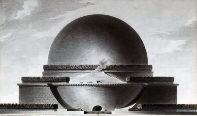 牛顿纪念碑 作者 Etienne Louis Boullee