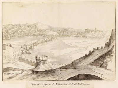 Martellage 1608 Pont Saint Benezet 作者 艾蒂安·马泰兰格（Etienne Martellange）