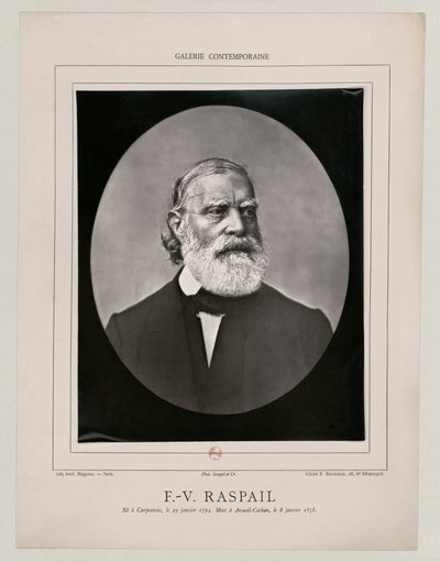 François Vincent Raspail Neurdein BNF Gallica 作者 艾蒂安·诺丁（Etienne Neurdein）