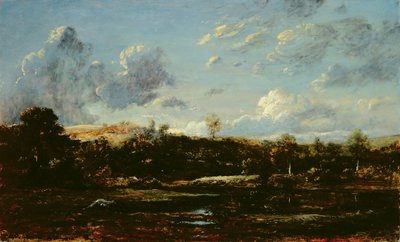 在兰德（布面油画） 作者 艾蒂安和杜普雷儒勒卢梭