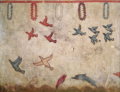 一只鸟的飞行（壁画细节，公元前 530 年） 作者 伊特鲁里亚语