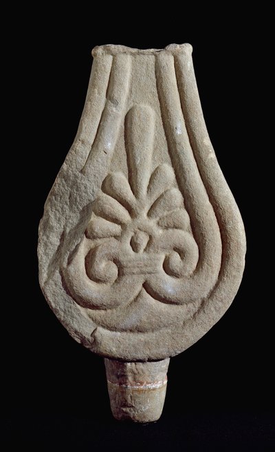 伊特鲁里亚文明。意大利Sesto Fiorentino的Fiesole in gres石碑。公元前550-500年。佛罗伦萨，考古博物馆 作者 伊特鲁里亚语