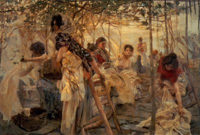 洗衣工 作者 埃托尔·铁托（Ettore Tito）