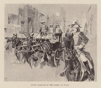 意大利王后的国宾车（雕刻） 作者 埃托尔·铁托（Ettore Tito）