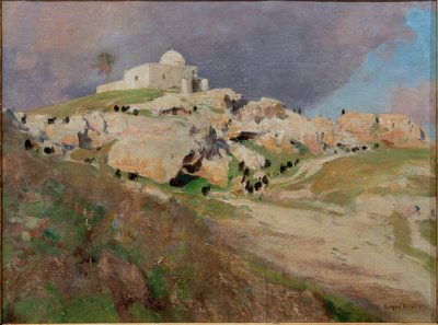 死海地区 作者 Eugen Felix Prosper Bracht