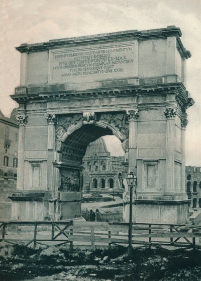 泰特斯拱门，意大利罗马，1927年 作者 尤金·波普尔