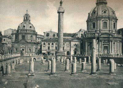 图拉真论坛，意大利罗马，1927年 作者 尤金·波普尔