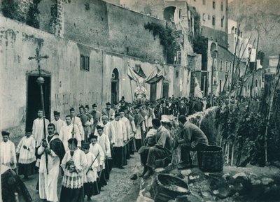 游行，意大利卡普里岛，1927年 作者 尤金·波普尔