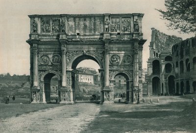 康斯坦丁拱门，意大利罗马，1927年 作者 尤金·波普尔