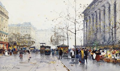 巴黎马德琳（La Madeleine） 作者 尤金·加利安·拉卢埃