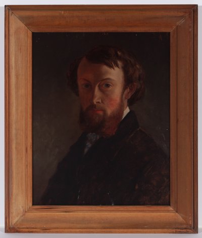 自画像（布面油画） 作者 尤金 (attr.to) Benson