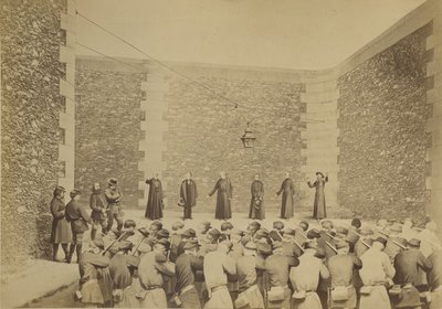 处决人质，罗凯特监狱，1871年5月24日，1870-71。 作者 尤金·阿佩特