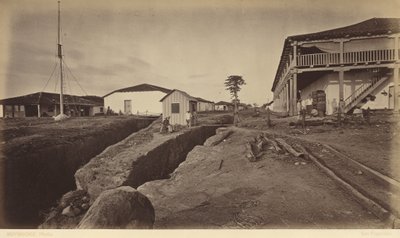工人家庭内部，罗曼维尔街，1909-10 年（照片） 作者 欧仁·阿格特