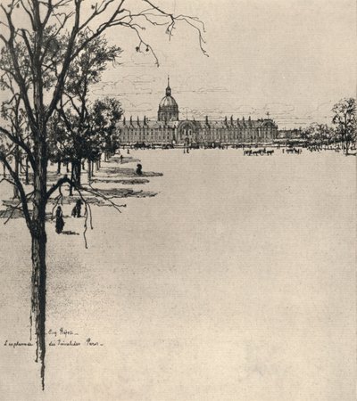 荣军院广场，1915年 作者 尤金·贝约特