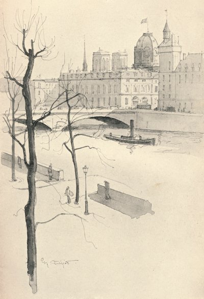 蓬塔变更（Pont au Change），1915年 作者 尤金·贝约特