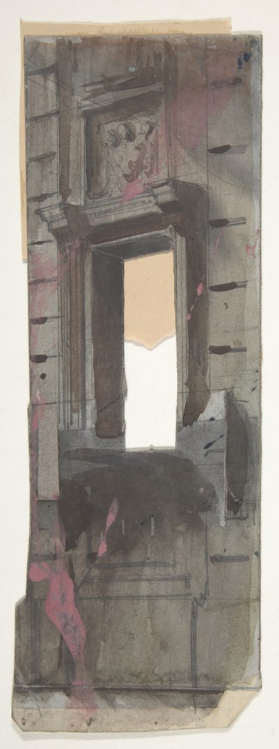巴黎歌剧院的舞台布景设计，1828-90。 作者 尤金·西塞里