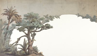 巴黎歌剧院的舞台布景设计，1828-90。 作者 尤金·西塞里