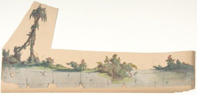 巴黎歌剧院的舞台布景设计，1828-90。 作者 尤金·西塞里