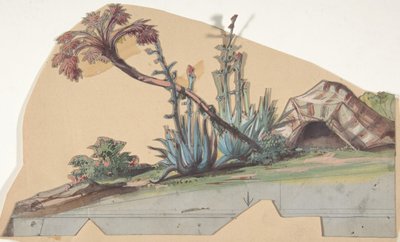 巴黎歌剧院的舞台布景设计，1830-90。 作者 尤金·西塞里