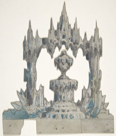 巴黎歌剧院的舞台布景设计，1830-90。 作者 尤金·西塞里