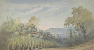 巴黎歌剧院的舞台布景设计，1830-90。 作者 尤金·西塞里