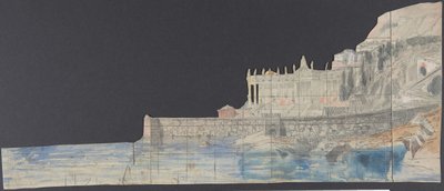 巴黎歌剧院的舞台布景设计，1830-90。 作者 尤金·西塞里