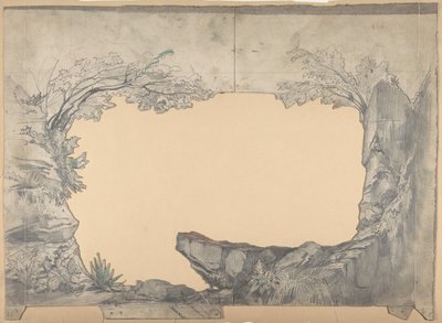 巴黎歌剧院的舞台布景设计，1830-90。 作者 尤金·西塞里