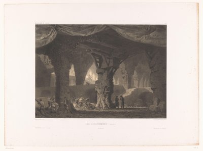 剧院装饰与墓穴
Les catacombes (inedit.) (物品上的标题)
剧院装饰（系列名称）
Décorations de théâtre（物品上的系列名称） 作者 尤金·盖拉德
