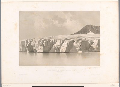 Märjelensee 和阿莱奇冰川的景色 Le Lac Merill et le Glacier d