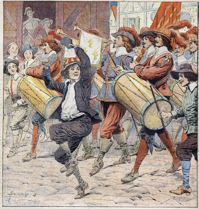 二十年后》插图 作者 Eugene Damblans