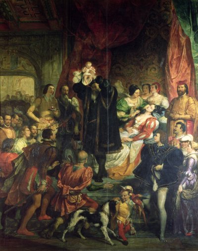 亨利四世（1553-1610）出生于波城，1553年12月13日，1827年 作者 尤金·德瓦里亚（Eugene Deveria）