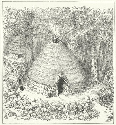 古代Pelasgian小屋 作者 尤金·伊曼纽尔（Eugene Emmanuel）