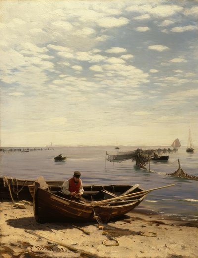 E.Dücker，波罗的海海滩 作者 尤金·古斯塔夫·杜克