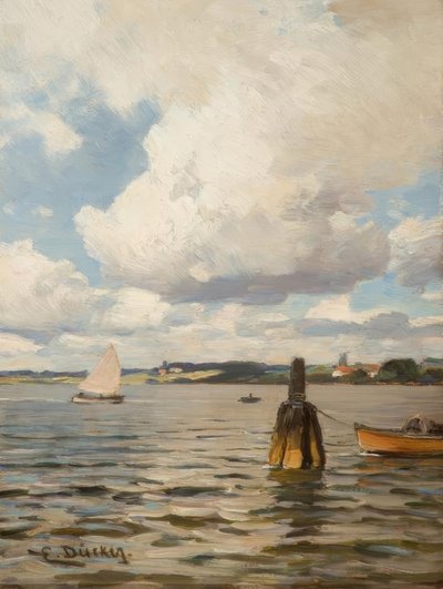 E.Dücker，夏日在水面上 作者 尤金·古斯塔夫·杜克