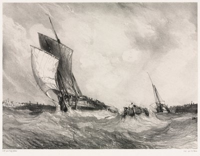 六个海军陆战队：1833年返回港口。 作者 尤金·伊萨贝（Eugene Isabey）